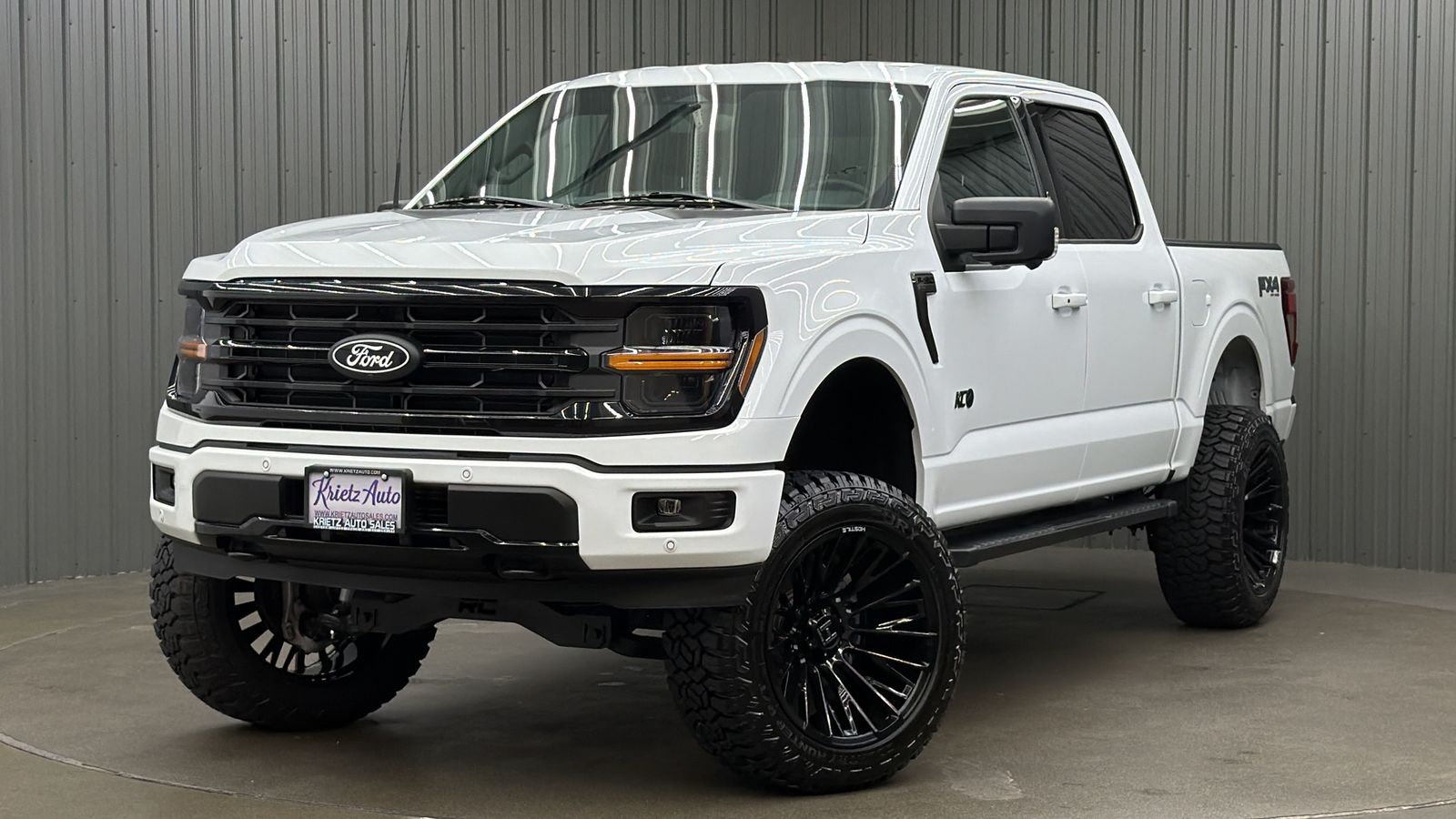 Lifted 2024 Ford F-150 XLT Black Package FX4 Short Bed w/ 303A