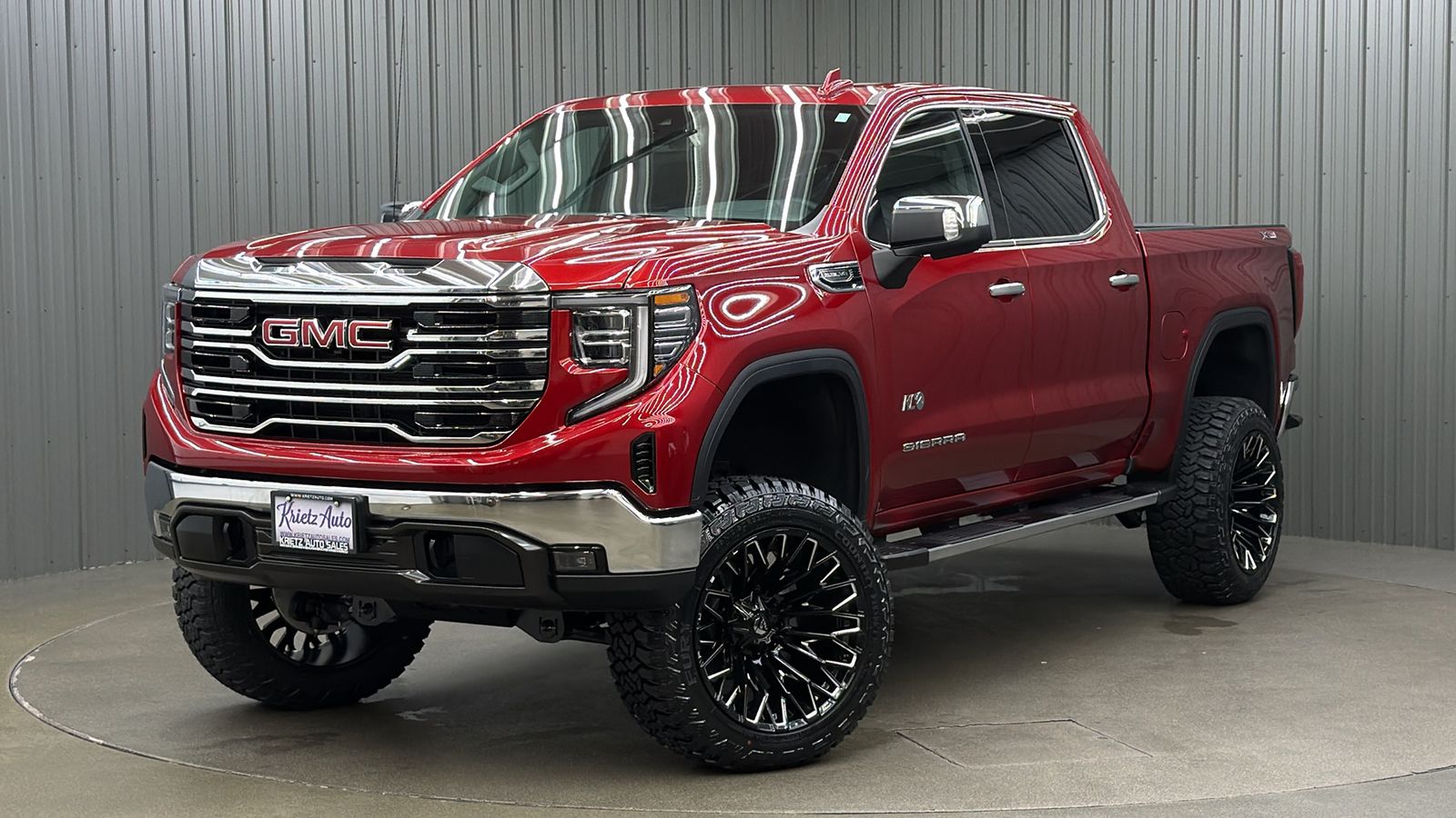 Lifted 2026 GMC Sierra 1500 SLT Convenience Pkg X31 Short Bed w/ Preferred & Sunro