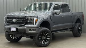 Lifted 2025 Ford F-150 Lariat Black Package Short Bed w/ 501A & Moonroof
