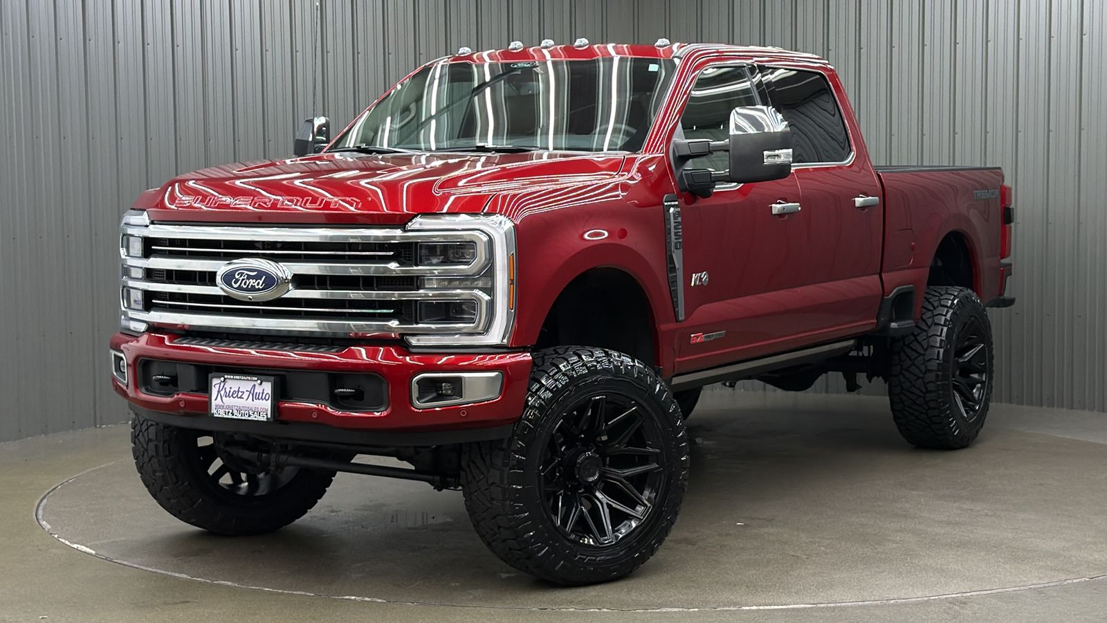 Lifted 2025 Ford F-250SD Platinum PLUS Short Bed w/ Tremor Pkg, 703A & Moonroof