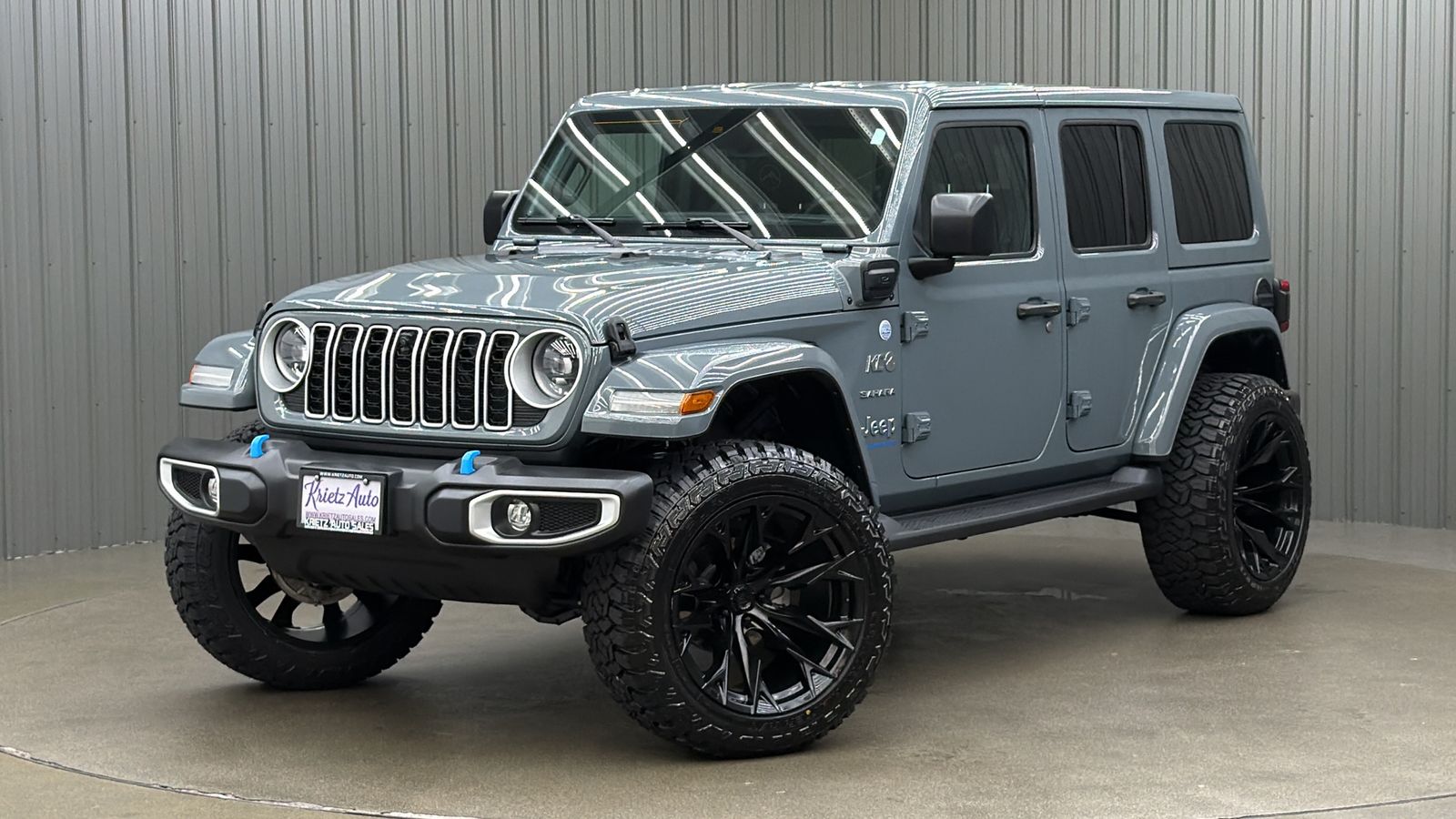 Lifted 2024 Jeep Wrangler Sahara 4xe w/ Tech & Hard Top