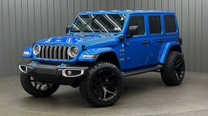 Lifted 2024 Jeep Wrangler Sahara 4xe w/ Tech Group, Safety & Hard Top