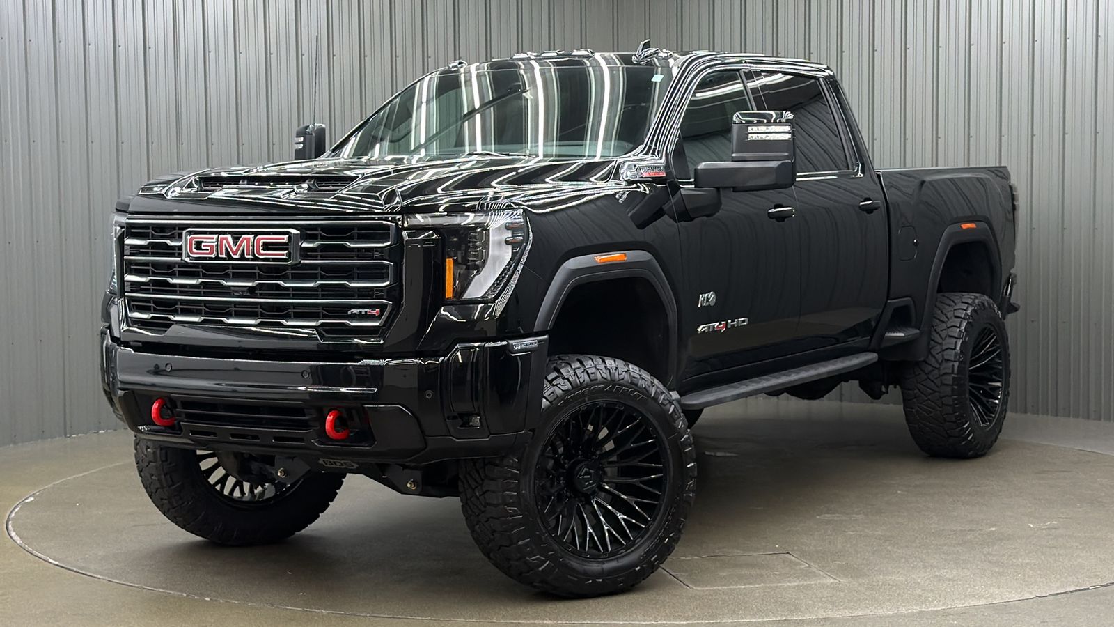 Lifted 2025 GMC Sierra 2500HD AT4 Premium Plus Short Bed w/ Sunroof