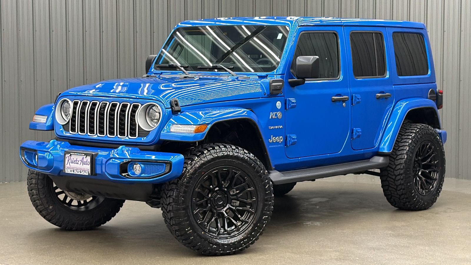 Lifted 2024 Jeep Wrangler Sahara 4xe w/ Tech & Safety Group