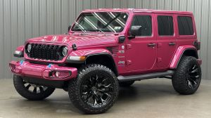 Lifted 2024 Jeep Wrangler Sahara 4xe w/ COLORMATCH, Tech, Safety & Hardtop
