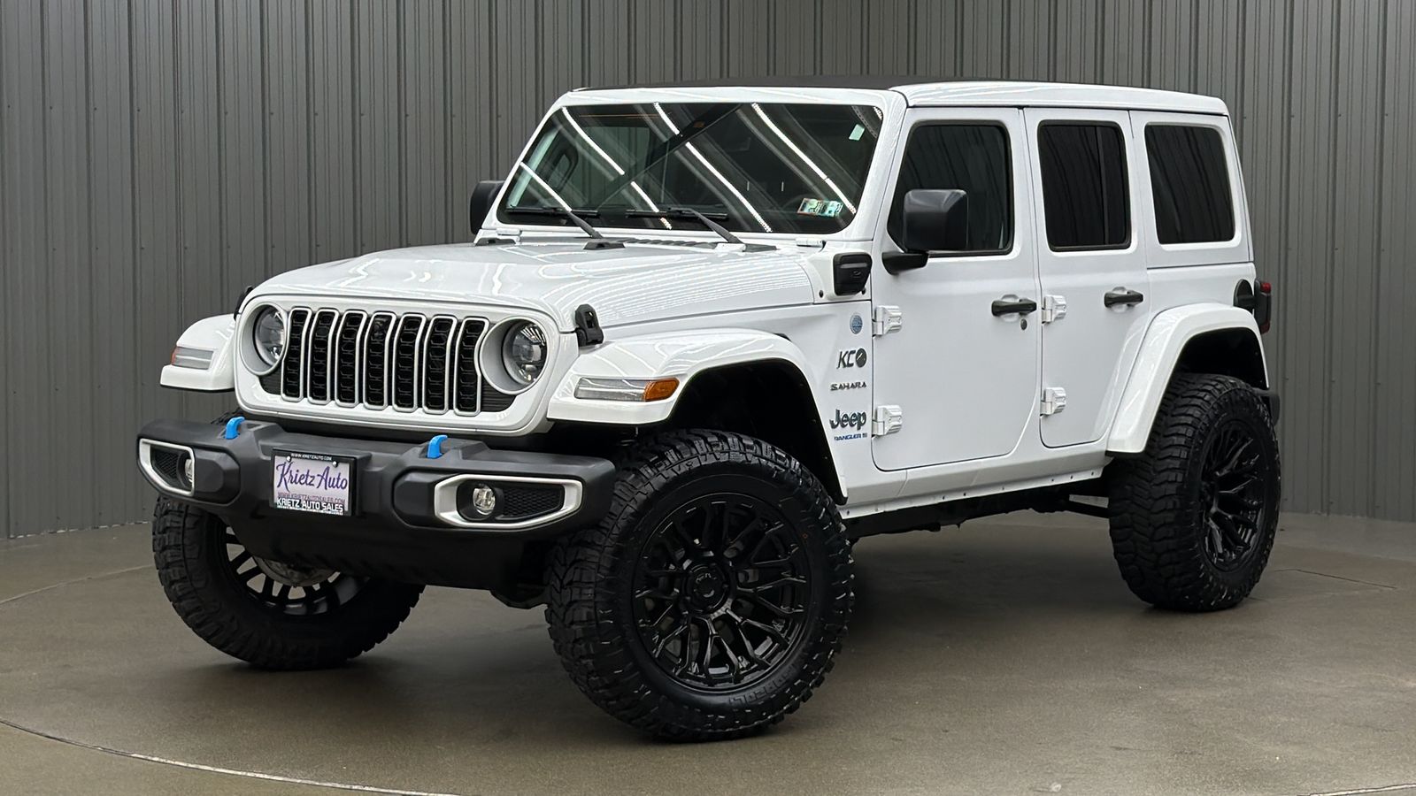 Lifted 2024 Jeep Wrangler Sahara 4xe w/ Tech Group & Sunroof
