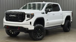 Lifted 2026 GMC Sierra 1500 AT4 Premium Short Bed w/ COLORMATCH, Tech & Sunroof