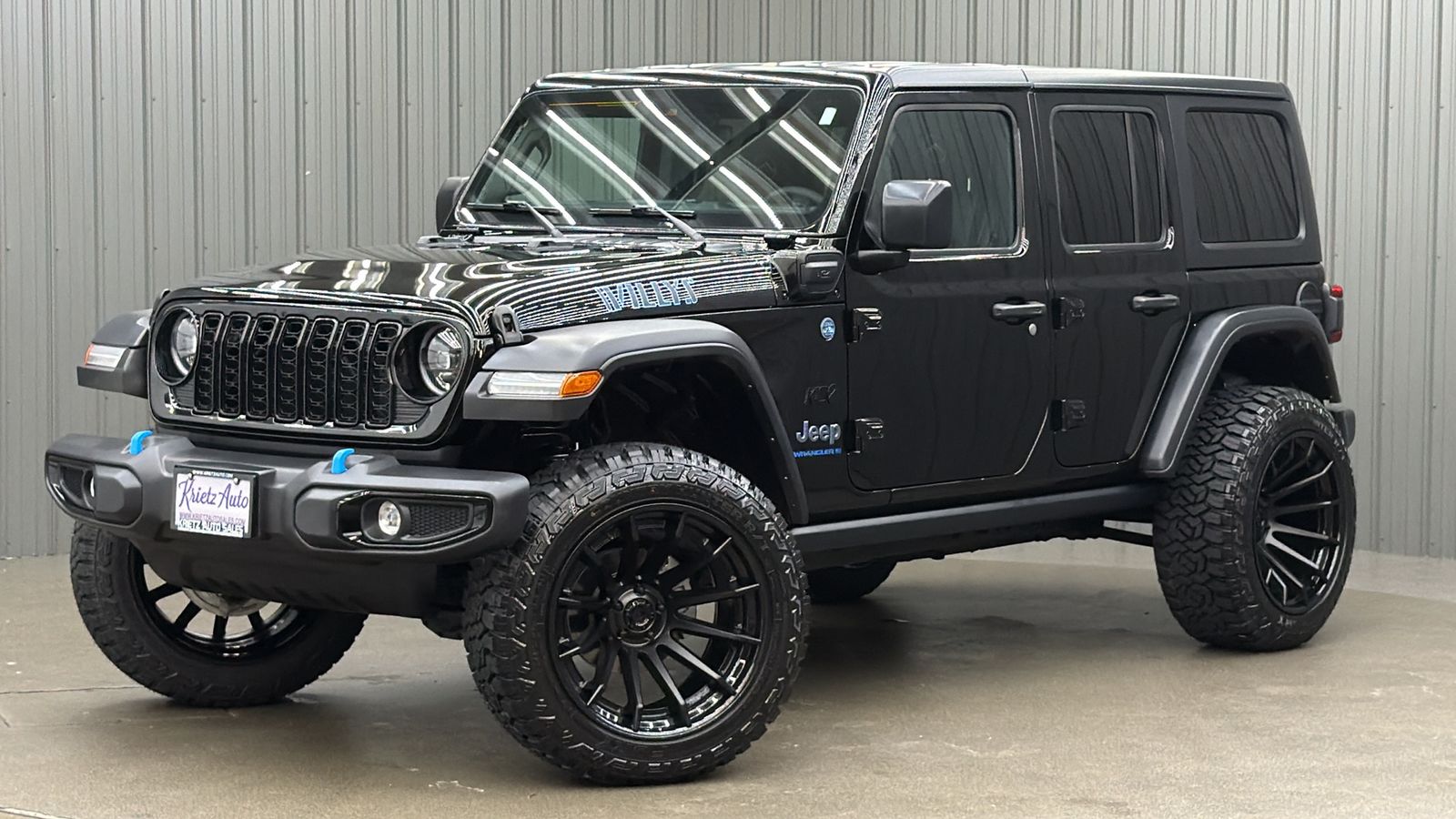 Lifted 2024 Jeep Wrangler Willys 4xe w/ Convenience, Safety & Hard Top