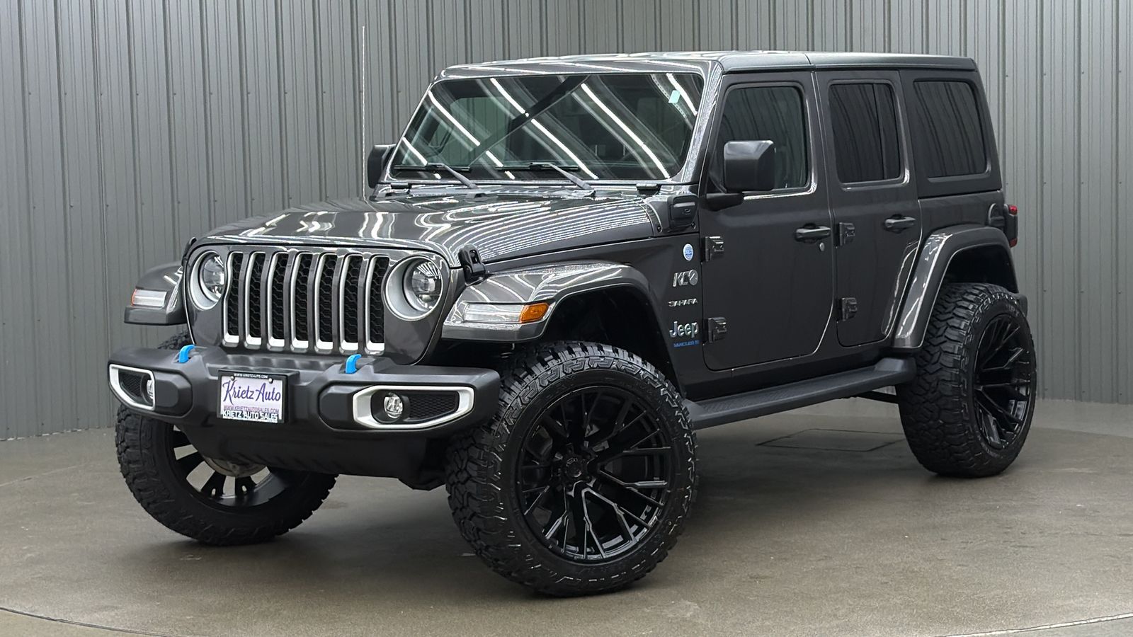 Lifted 2023 Jeep Wrangler Sahara 4xe w/ Cold Weather & Hardtop