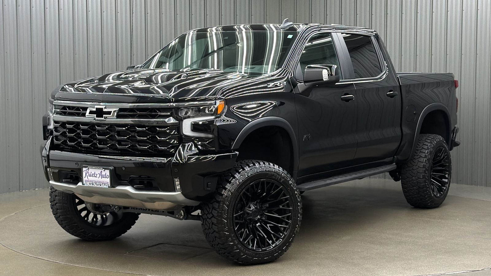 Lifted 2026 Chevrolet Silverado 1500 ZR2 Short Bed w/ Dark Appearance Pkg & Sunroof