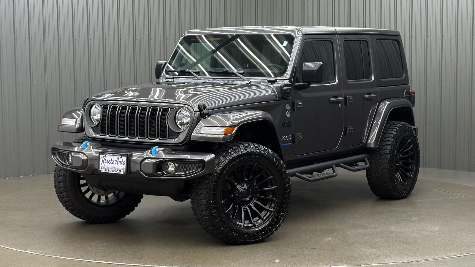 Lifted 2024 Jeep Wrangler Sport S 4xe w/ Convenience, Safety & Hard Top