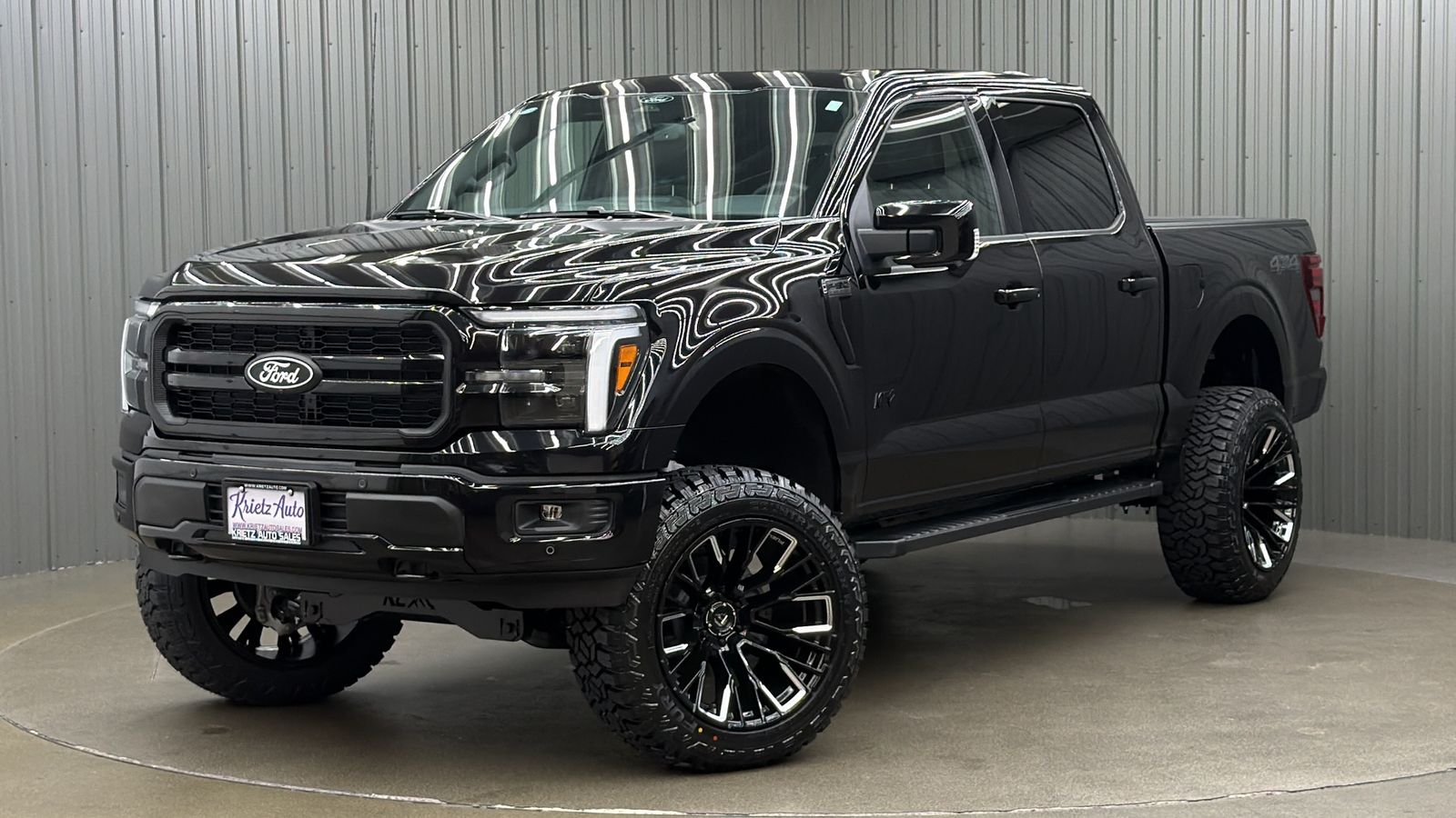 Lifted 2026 Ford F-150 Lariat Black Package Short Bed w/ 501A & Moonroof