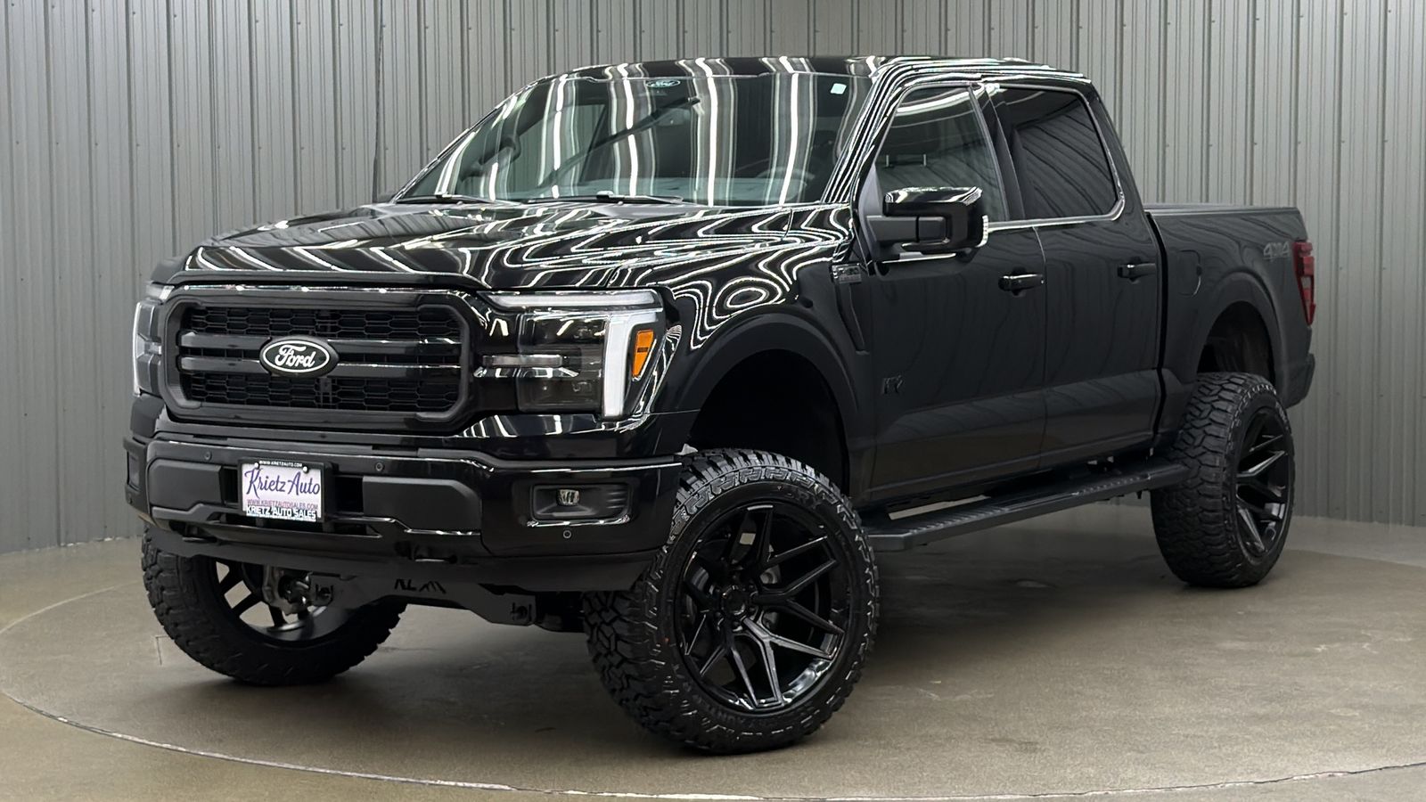 Lifted 2026 Ford F-150 Lariat Black Package Short Bed w/ 502A & Moonroof