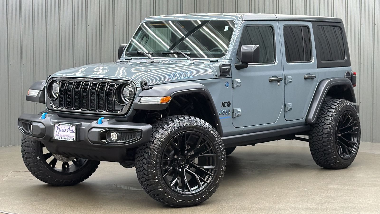Lifted 2024 Jeep Wrangler Willys 4xe w/ Convenience, Safety & Hard Top