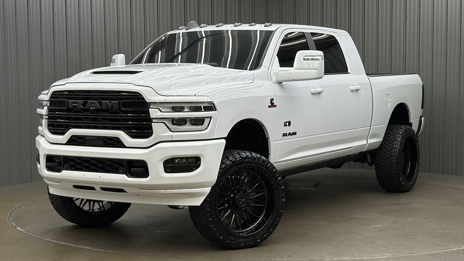 Lifted 2025 Ram 2500 Laramie Night Edition Short Bed w/ Level 2 Plus & Sunroof