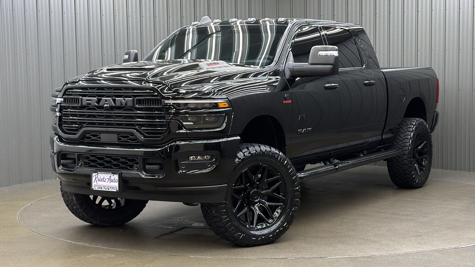 Lifted 2025 Ram 2500 Laramie Night Edition Short Bed w/ Level 1 Plus & Sunroof