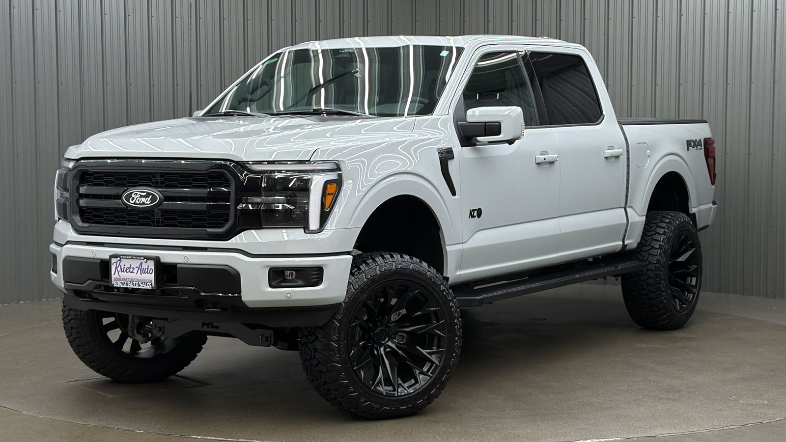 Lifted 2026 Ford F-150 Lariat Black Appearance Pkg Short Bed w/ 501A & Moonroof
