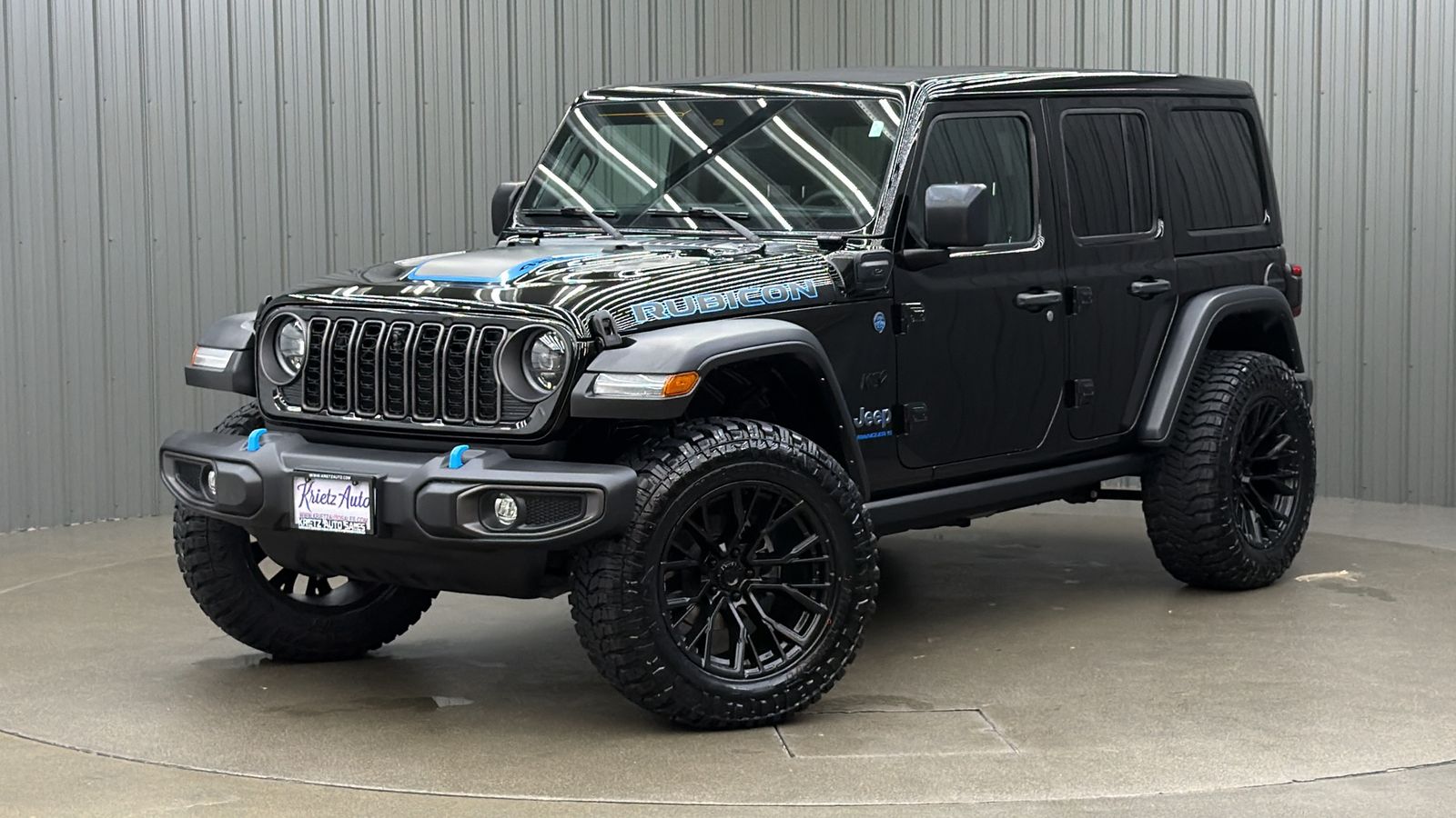 Lifted 2024 Jeep Wrangler Rubicon 4xe w/ Tech Group & Sky Top