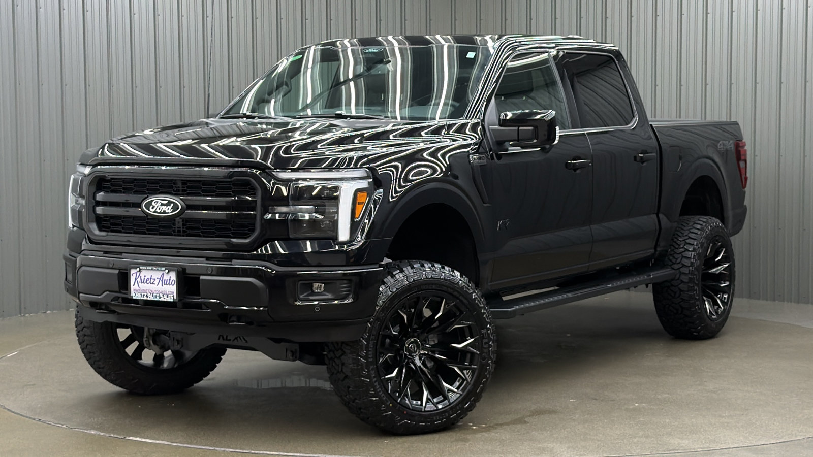 Lifted 2026 Ford F-150 Lariat Black Package Short Bed w/ 502A & Moonroof