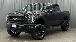 Lifted 2026 Ford F-150 Lariat Black Package Short Bed w/ 502A & Moonroof