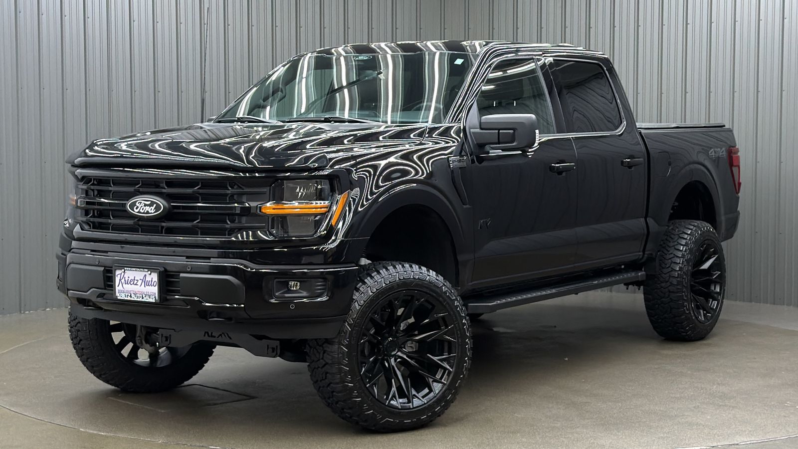 Lifted 2025 Ford F-150 XLT Black Appearance Short Bed w/ 302A