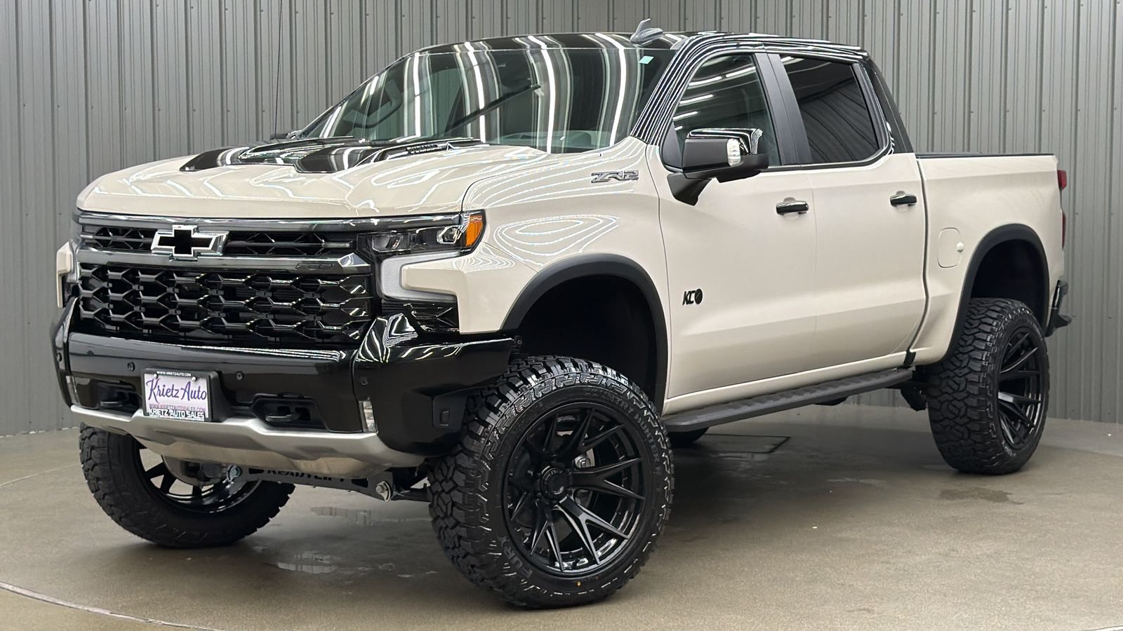 Lifted 2026 Chevrolet Silverado 1500 ZR2 Short Bed w/ Dark Appearance & Sunroof