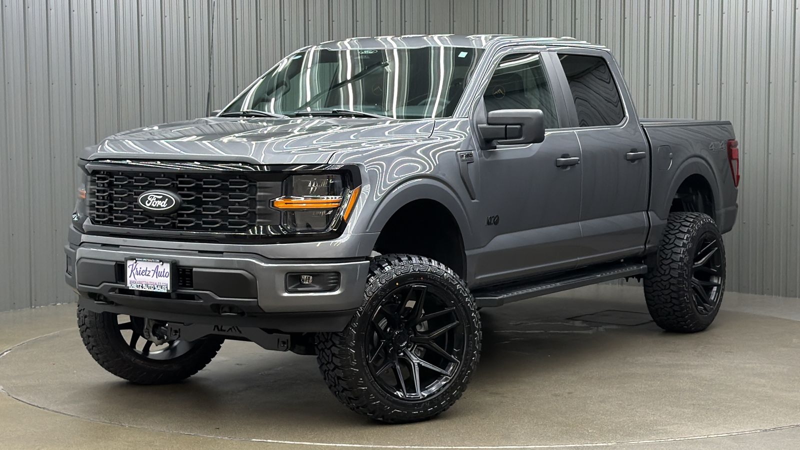 Lifted 2025 Ford F-150 STX Black Appearance Pkg Short Bed w/ 200A