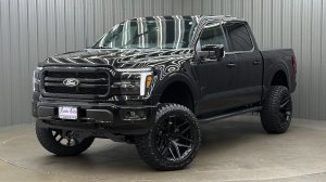 Lifted 2026 Ford F-150 Lariat Black Package Short Bed w/ 501A & Moonroof