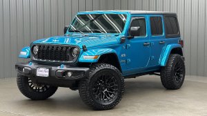 Lifted 2024 Jeep Wrangler Sport S 4xe w/ LED Lights, Convenience & Hard Top