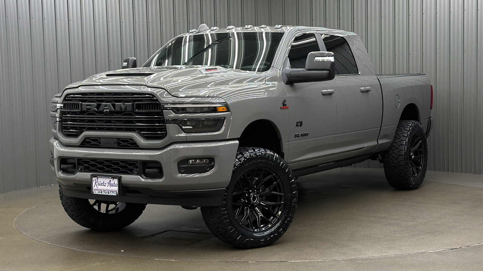 Lifted 2025 Ram 2500 Laramie Night Edition Short Bed w/ Level 2 Plus & Sunroof