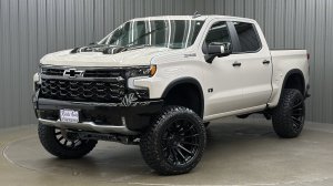 Lifted 2026 Chevrolet Silverado 1500 ZR2 Short Bed w/ Black Appearance, Active Exhaust & Su