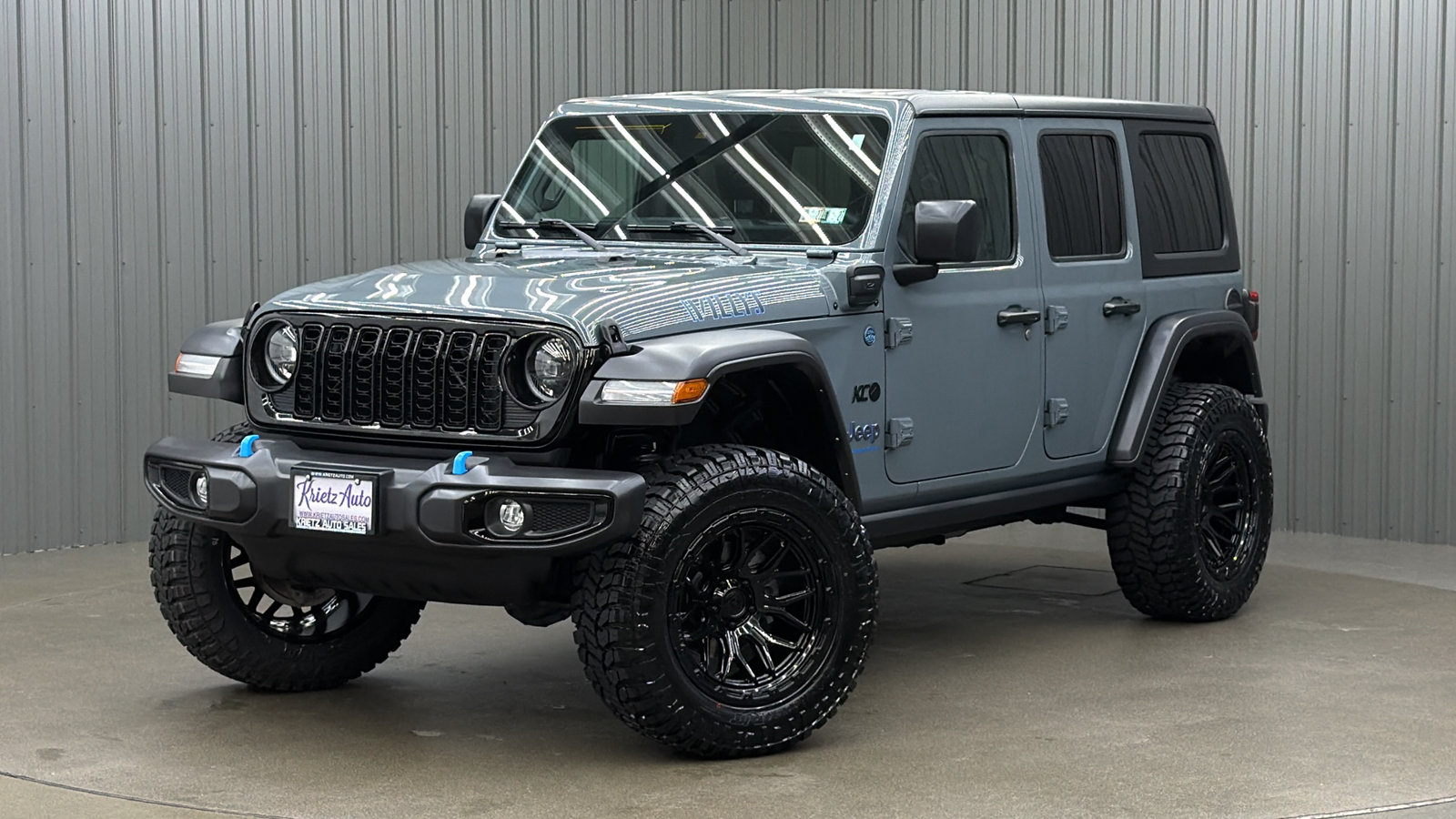 Lifted 2024 Jeep Wrangler Willys 4xe w/ Convenience, Safety & Hard Top