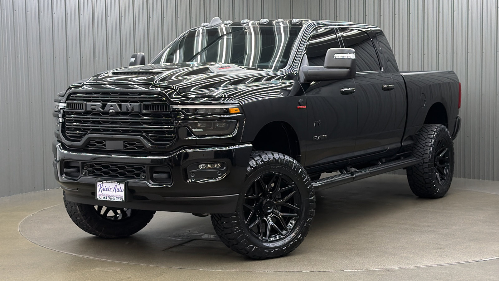 Lifted 2025 Ram 2500 Laramie Night Edition Short Bed w/ Level 1 Plus & Sunroof