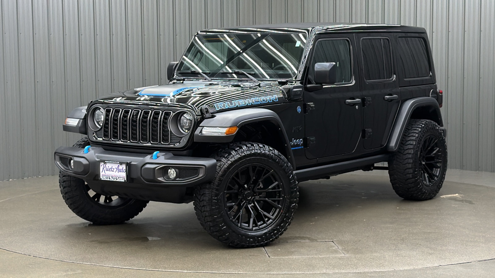 Lifted 2024 Jeep Wrangler Rubicon 4xe w/ Tech Group & Sky Top