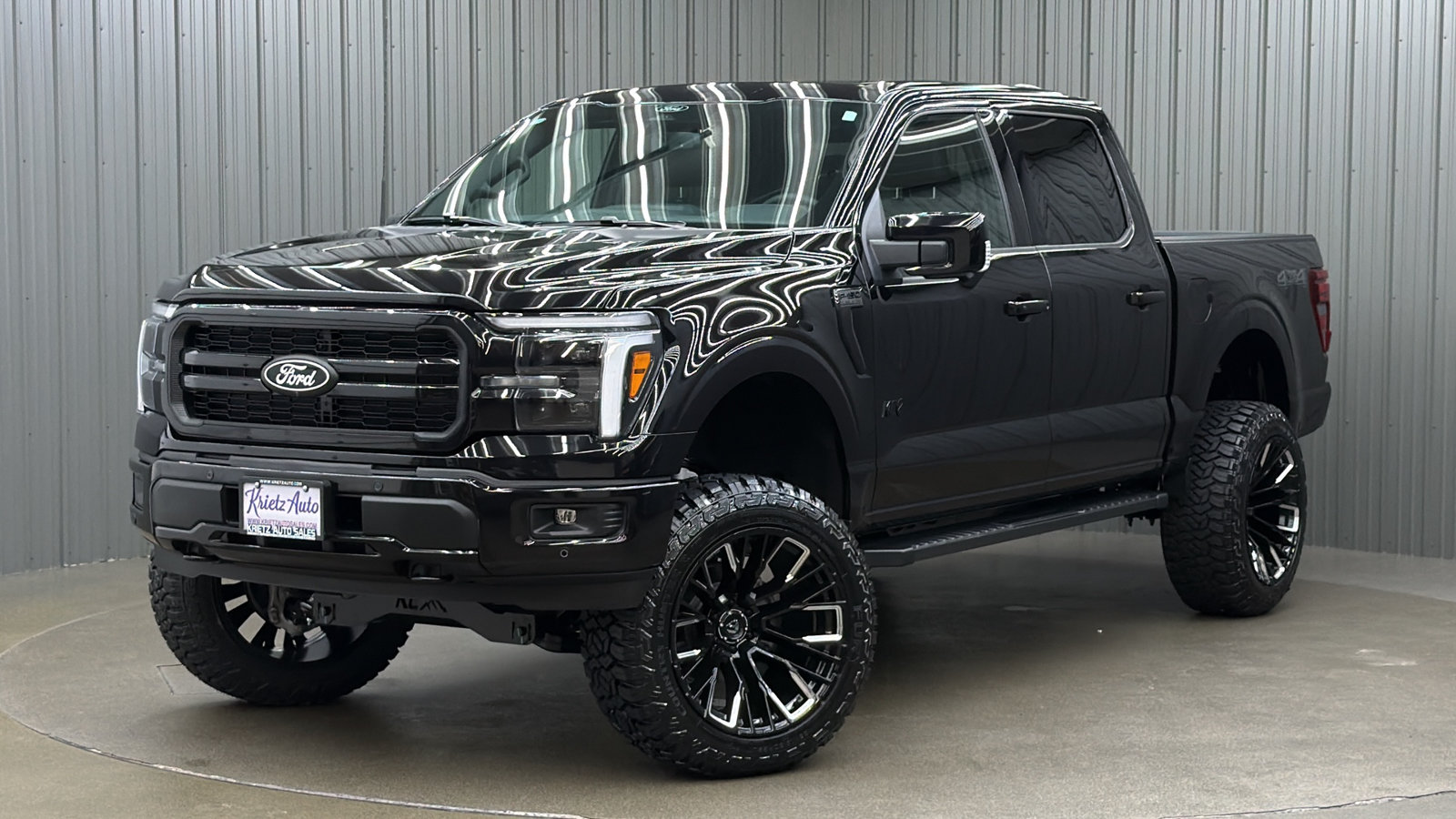 Lifted 2026 Ford F-150 Lariat Black Package Short Bed w/ 501A & Moonroof