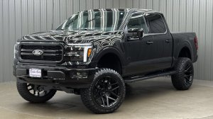 Lifted 2026 Ford F-150 Lariat Black Package Short Bed w/ 502A & Moonroof
