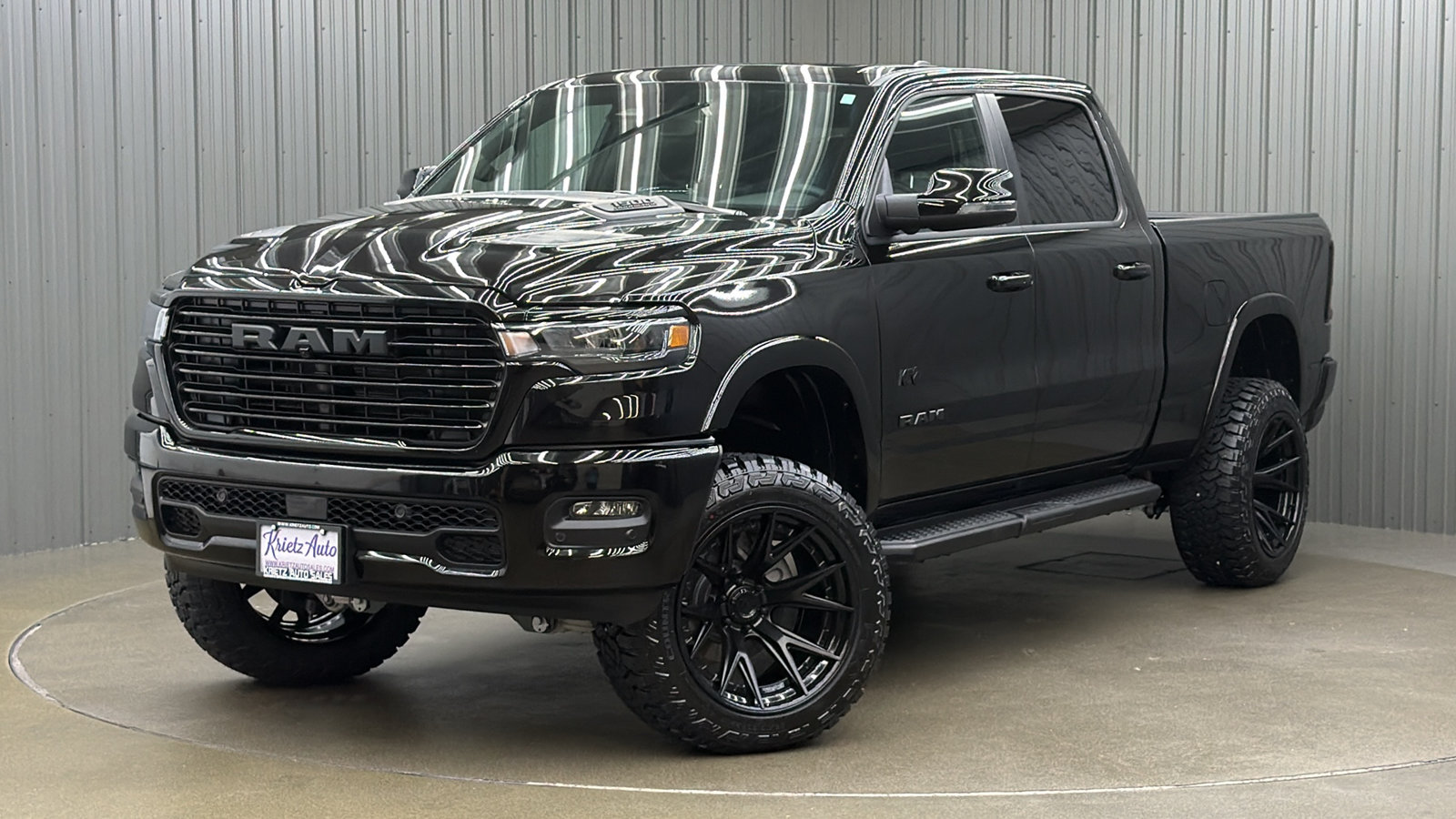 Lifted 2026 Ram 1500 Laramie Night Edition Long Bed w/ Level 2 & Sunroof