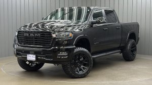 Lifted 2026 Ram 1500 Laramie Night Edition Long Bed w/ Level 2 & Sunroof